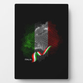 Plaque Photo Drapeau italien (Devant)