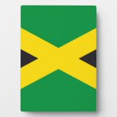 Plaque Photo Drapeau jamaïcain (Devant)