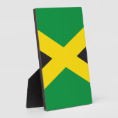 Plaque Photo Drapeau jamaïcain (Côté)