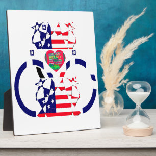 Plaque Photo Drapeau national USA Espoir Beau Design Incroyable