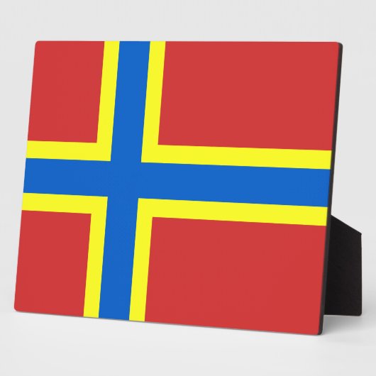 Plaque Photo Drapeau Orkney (Côté)