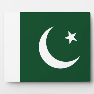 Plaque Photo Drapeau pakistanais