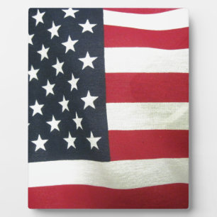 Plaque Photo Drapeau patriotique