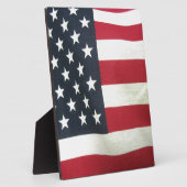 Plaque Photo Drapeau patriotique (Côté)