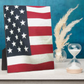 Plaque Photo Drapeau patriotique (Côté)
