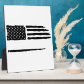 Plaque Photo Drapeau personnalisé (Côté)