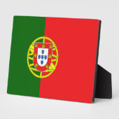 Plaque Photo Drapeau portugais (Côté)