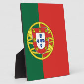 Plaque Photo Drapeau portugais (Côté)