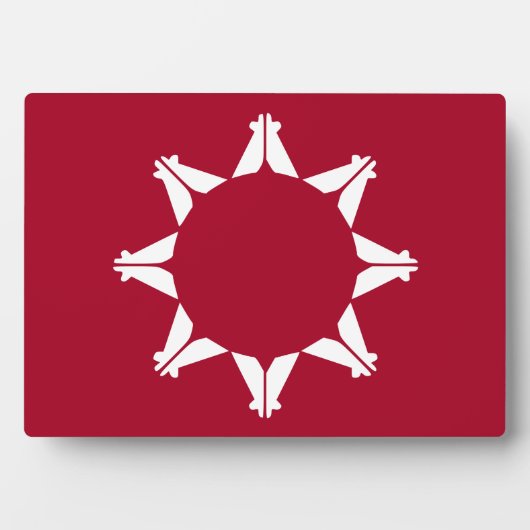 Plaque Photo Drapeau sioux oglala lakota (Devant)