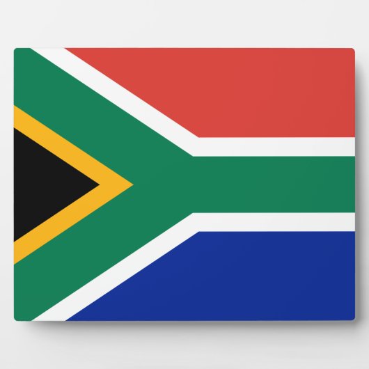 Plaque Photo Drapeau sud-africain (Devant)