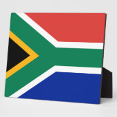 Plaque Photo Drapeau sud-africain (Côté)