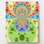 Plaque Photo Drapeau sud-coréen Inspiré Art Abstrait Impression (Devant)