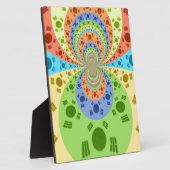 Plaque Photo Drapeau sud-coréen Inspiré Art Abstrait Impression (Côté)