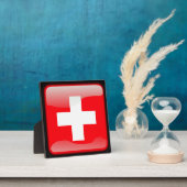 Plaque Photo Drapeau suisse (Insitu)