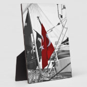 Plaque Photo Drapeau turc - Al Sancak (Côté)