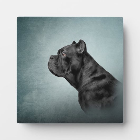 Plaque Photo Drawing dog Cane Corso (Devant)