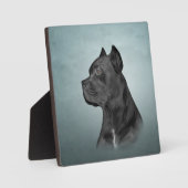 Plaque Photo Drawing dog Cane Corso (Recto)