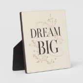 Plaque Photo Dream Big (Recto)