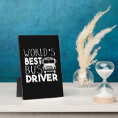 Plaque Photo Driver du Meilleur Bus (Côté)