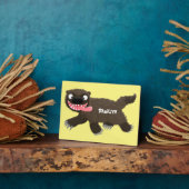 Plaque Photo Drôle animal avide de carcajou (Côté)