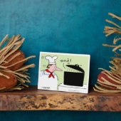 Plaque Photo Drôle, Cuisine, bureau de dessin animé (Côté)