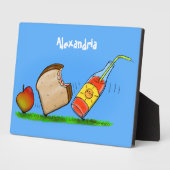 Plaque Photo Drôle de dessin animé de fourmis (Côté)