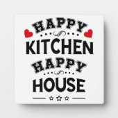 Plaque Photo Drôle Happy Kitchen Happy House (Devant)