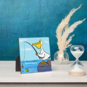 Plaque Photo Drôle pélican de pêche (Insitu)