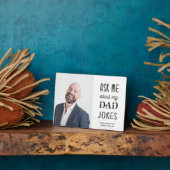 Plaque Photo Drôle Père Papa Citer Typographie Photo (Côté)