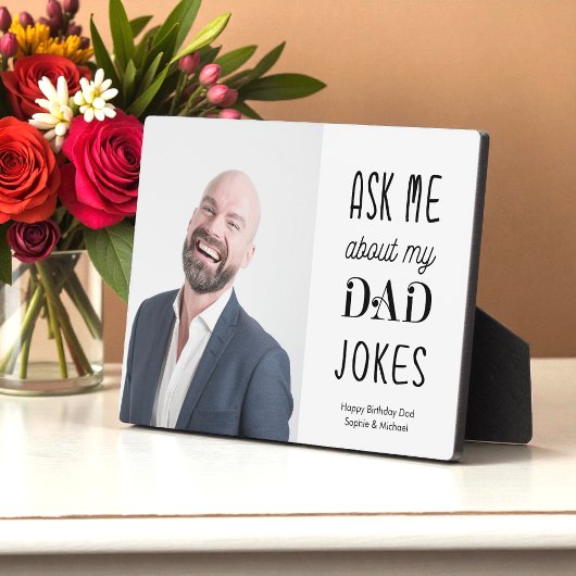 Plaque Photo Drôle Père Papa Citer Typographie Photo