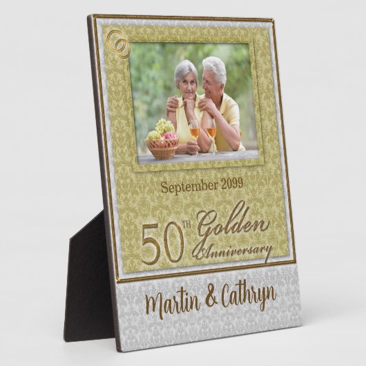 Plaque photo du 50e anniversaire d'or (Côté)