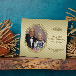 Plaque photo du 50e anniversaire du Mariage