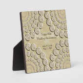 Plaque photo du 50e anniversaire du Mariage avec d (Recto)