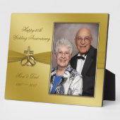 Plaque photo du 50e anniversaire du Mariage religi (Côté)