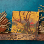 Plaque photo du Gardien d'automne (Côté)