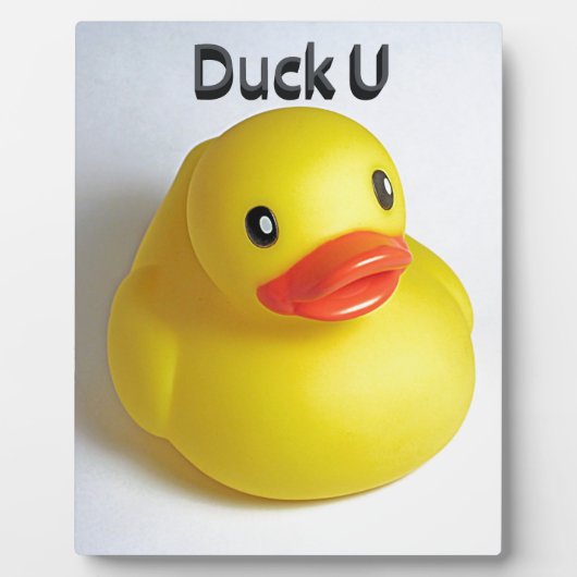 Plaque Photo Duck U (Devant)