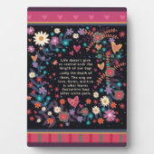 Plaque Photo Durée motivationnelle de nos jours Citation inspir (Devant)