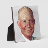 Plaque Photo Dwight D. Eisenhower (Recto)