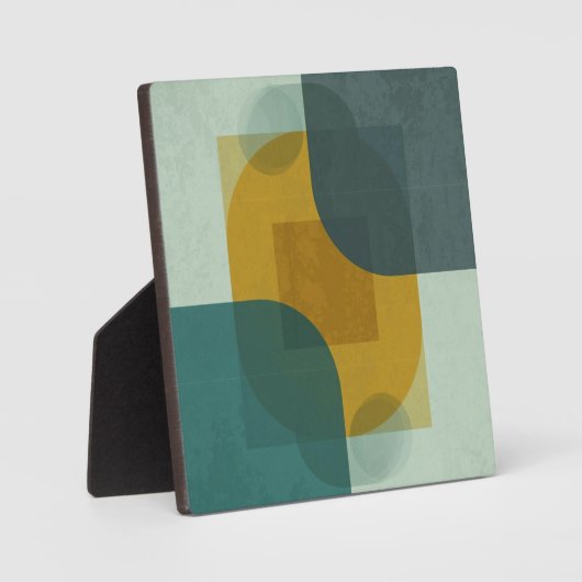 Plaque Photo Dynamic Geometric Overlap (Recto)