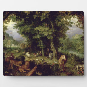 Plaque Photo Earth or The Earthly Paradise, 1607-08