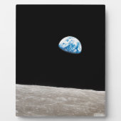 Plaque Photo Earthrise William Anders (Devant)