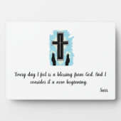 Plaque Photo Easel Avec Toile : Prière D'Amour (Devant)