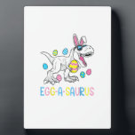 Plaque Photo Easter Bunny Dinosaur Egg A Saurus TRex Kids Boys<br><div class="desc">Easter Bunny Dinosaur Egg A Saurus TRex Kids Boys Toddlers T-Shirt</div>