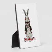 Plaque Photo Easter Zombie Rabbit Halloween Bunny (Côté)