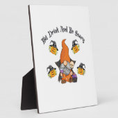 Plaque Photo Eat Drink And Be Scary Basic Casual (Côté)