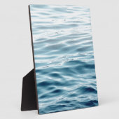 Plaque Photo Eau bleue ondulée (Côté)