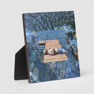 Plaque Photo Eau de ruissellement, ruisseau, vapeur, Pierres so