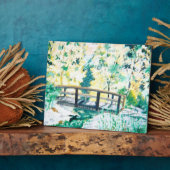 Plaque Photo Eau De Table Avec Toile : Dew Matin (Côté)