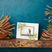 Plaque Photo Eau d'or et d'aquarelle verte Folio Photo Easel (Côté)