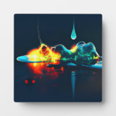 Plaque Photo Éclairage Liquide (Devant)